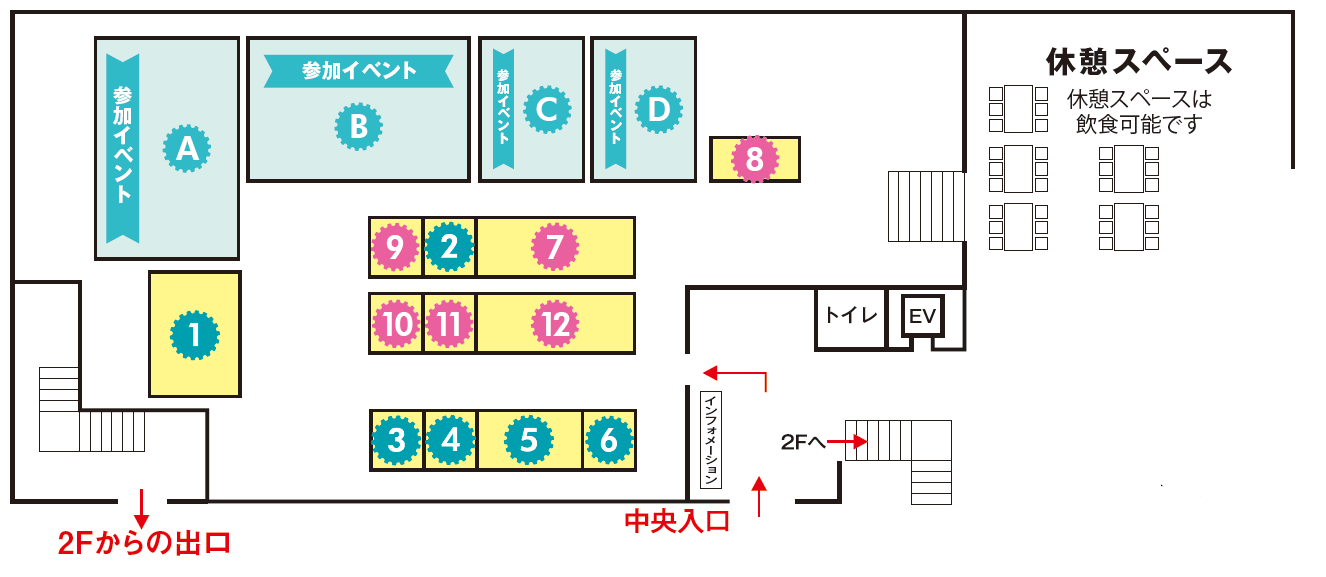 あそぼうまなぼう会場図